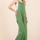 Culture Code Full Size Sleeveless Wide Leg Jumpsuit with Pockets