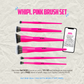 wHiPi. 6-Piece Pink Makeup Brush Set