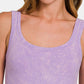 Zenana Ribbed Scoop Neck Tank