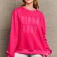 Simply Love Full Size KINDA LAZY Round Neck Sweatshirt