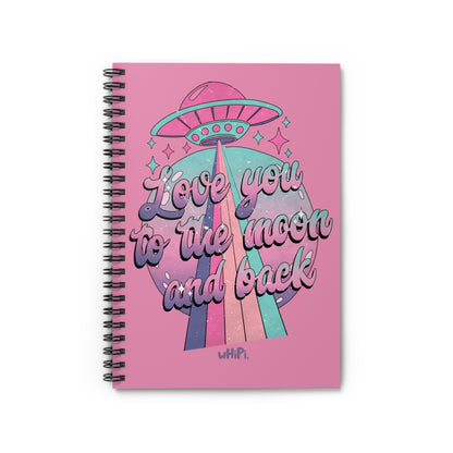 Love You to The Moon Journal Spiral Notebook - Ruled Line