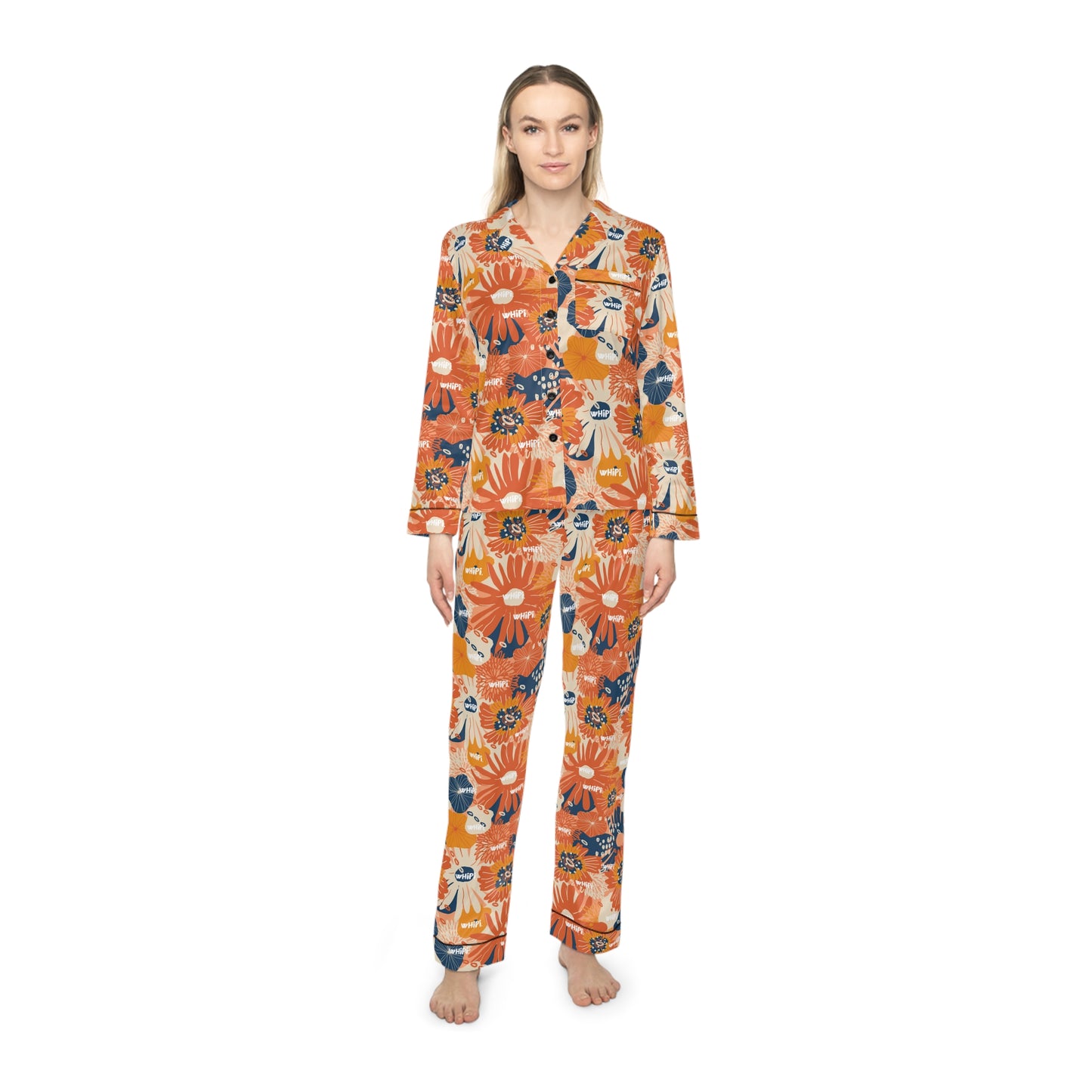 Groovy Bloom Satin Jammies