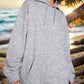 Drawstring Dropped Shoulder Hoodie