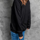 Ghost Round Neck Long Sleeve Sweatshirt