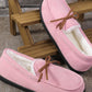 Bow Round Toe Flat Slip-Ons