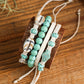 Light Blue Western Turquoise Shell Multi Layered Bracelet Set