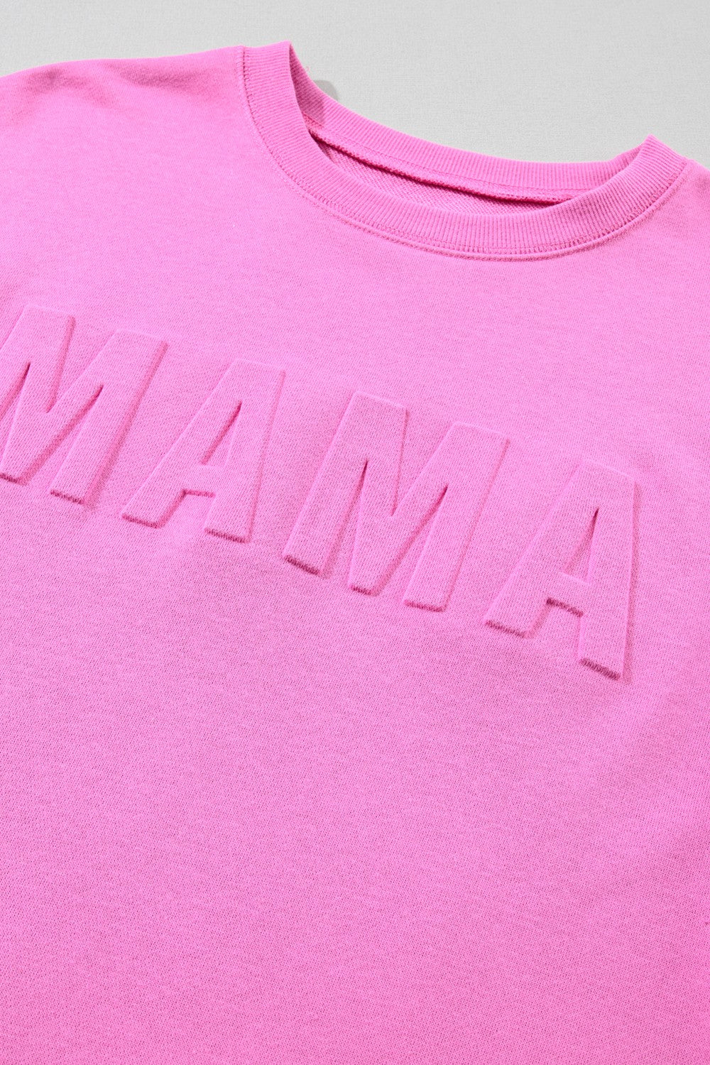 MAMA Round Neck Dropped Shoulder Sweatshirt