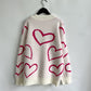 Heart Pattern Sweater—All Heart—Valentine's Day Collection