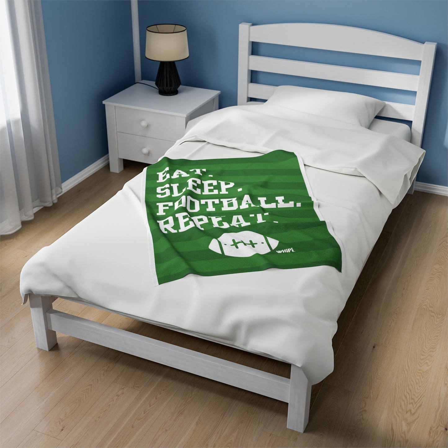 Eat Sleep Football Soft Blanket