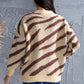 Zebra Striped Sweater