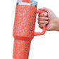 White Leopard Spotted 304 Stainless Double Insulated Cup 40oz