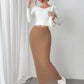 Maxi Knit Wrap Skirt