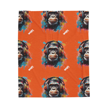 DJ Gorilla Plush Blanket