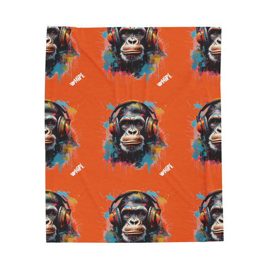 DJ Gorilla Plush Blanket