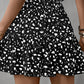 Frill Tied Printed Mini Skirt