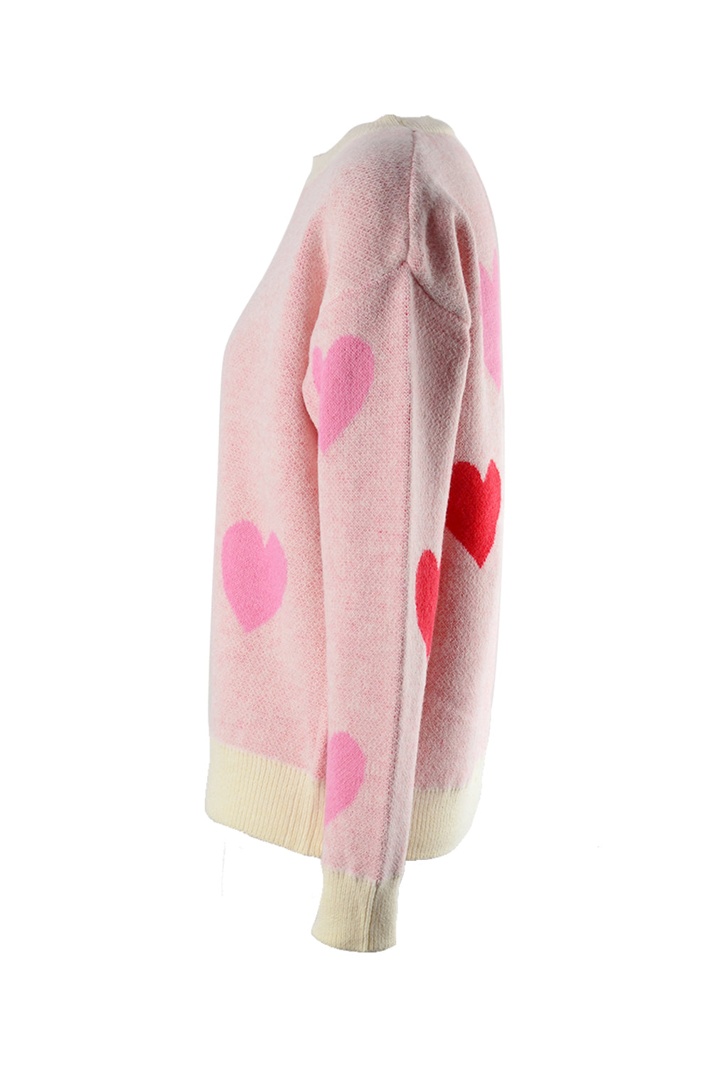 Pink Heart Sweater—All Heart—Valentine's Day Collection