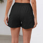 Drawstring Elastic Waist Shorts with Pockets