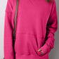 Solid Color Round Neck Long Sleeve Sweatshirt