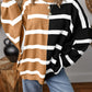 Contrast Striped Long Sleeve Sweatshirt