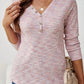 V-Neck Long Sleeve T-Shirt