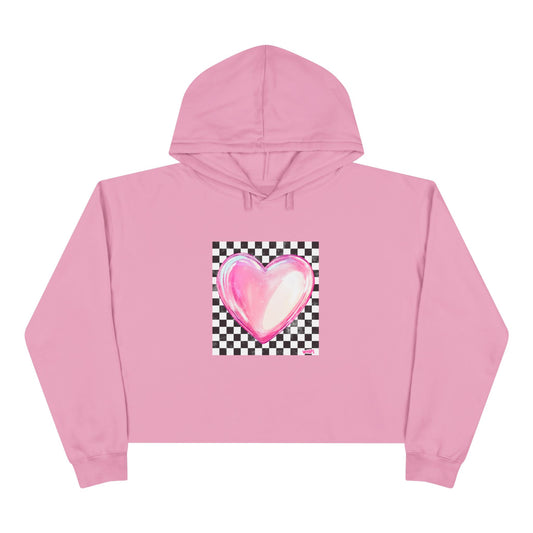 Make My Heart Race Crop Hoodie (XS-L)