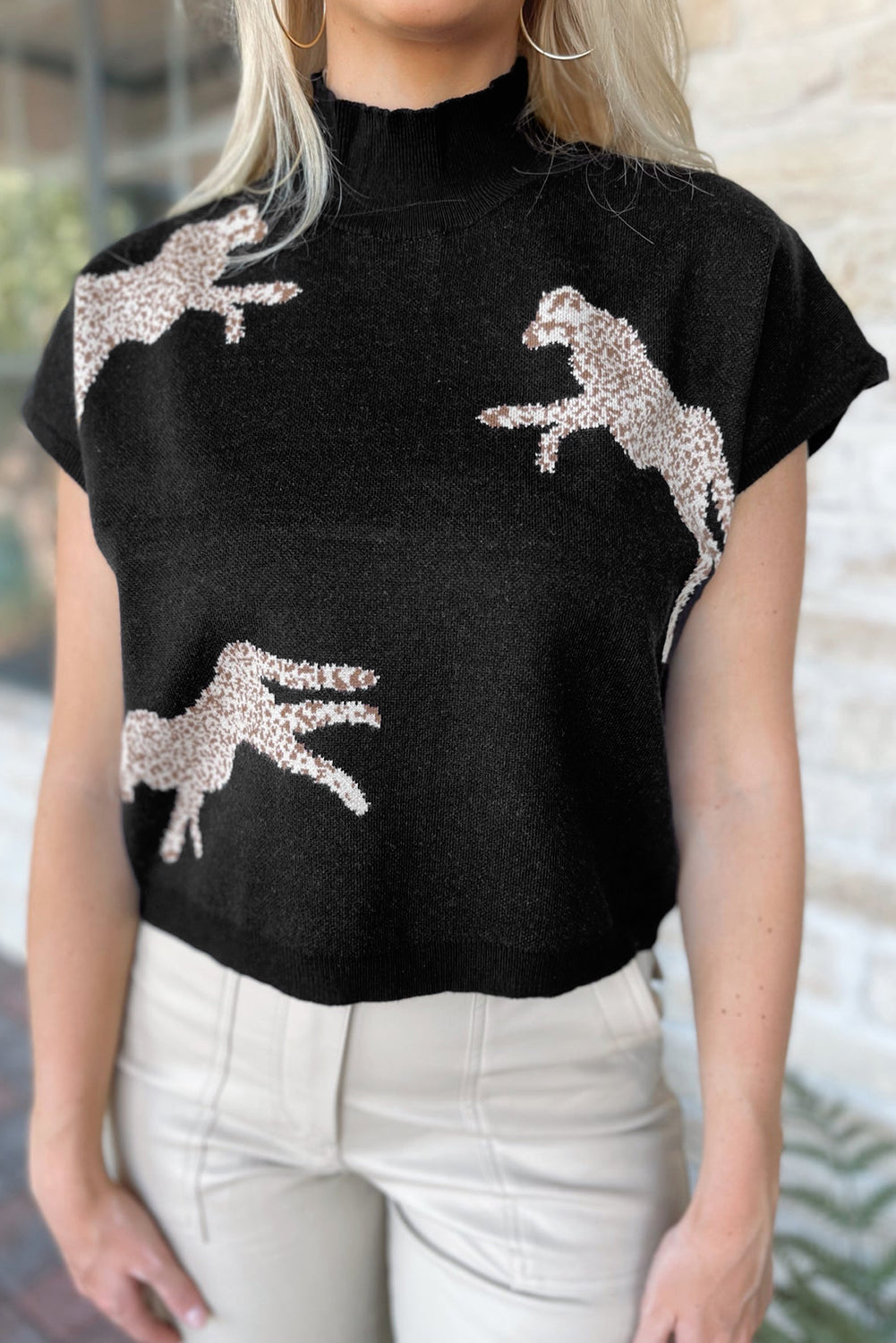 Cheetah Animal Sweater