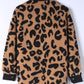 Leopard Button Up Jacket