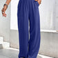 High Waist Wide Leg Pants with Pockets