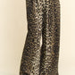 Davi & Dani Leopard Wide Leg Pants