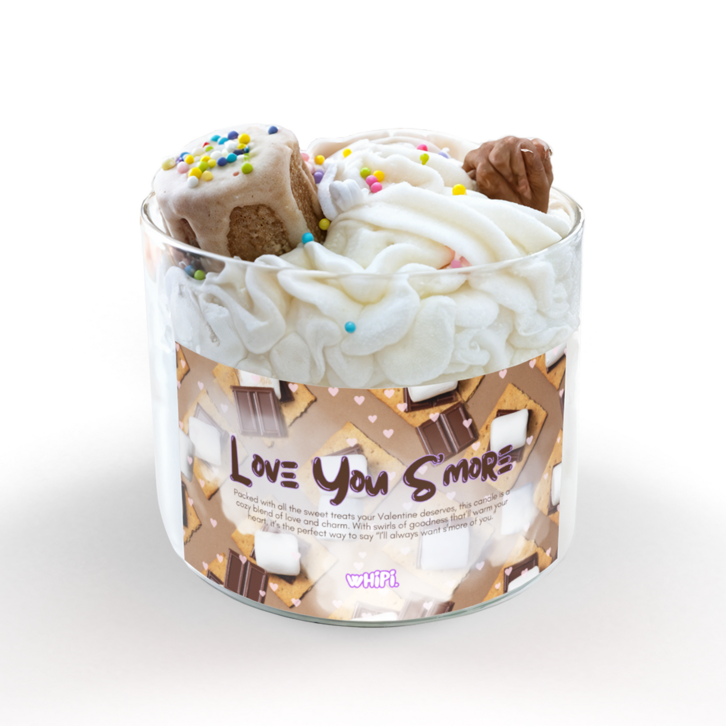 Love You S'more Candle