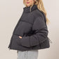 HYFVE Quilted Back Drawstring Puffer Jacket