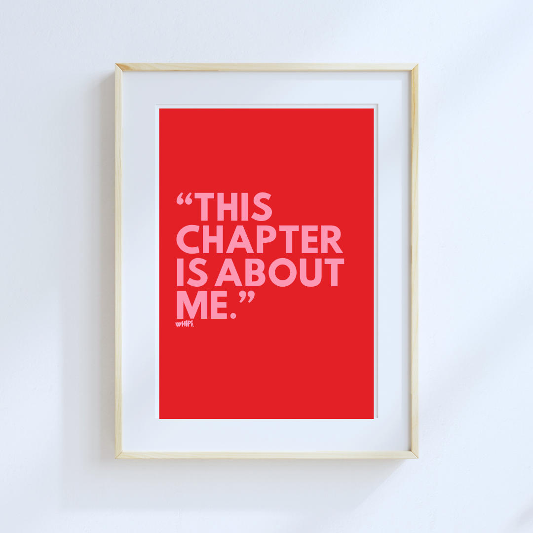 wHiPi. Digital Wall Art—"This Chapter is About Me."