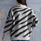 Zebra Striped Sweater