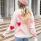 Pink Heart Sweater—All Heart—Valentine's Day Collection