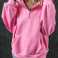 Half Zip Long Sleeve Sweatshirt