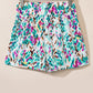 Printed High Waist Shorts