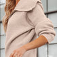 Zip Up Long Sleeve Cardigan