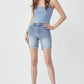 RISEN High Rise Distressed Denim Shorts