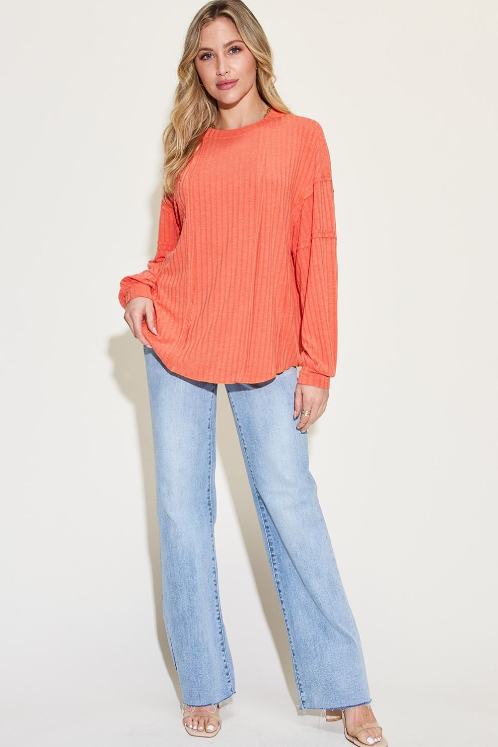 wHiPi. Basics Ribbed Long Sleeve