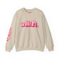 wHiPi. Wear Your Heart On Your Sleeve Crewneck Sweatshirt (S‑5XL)