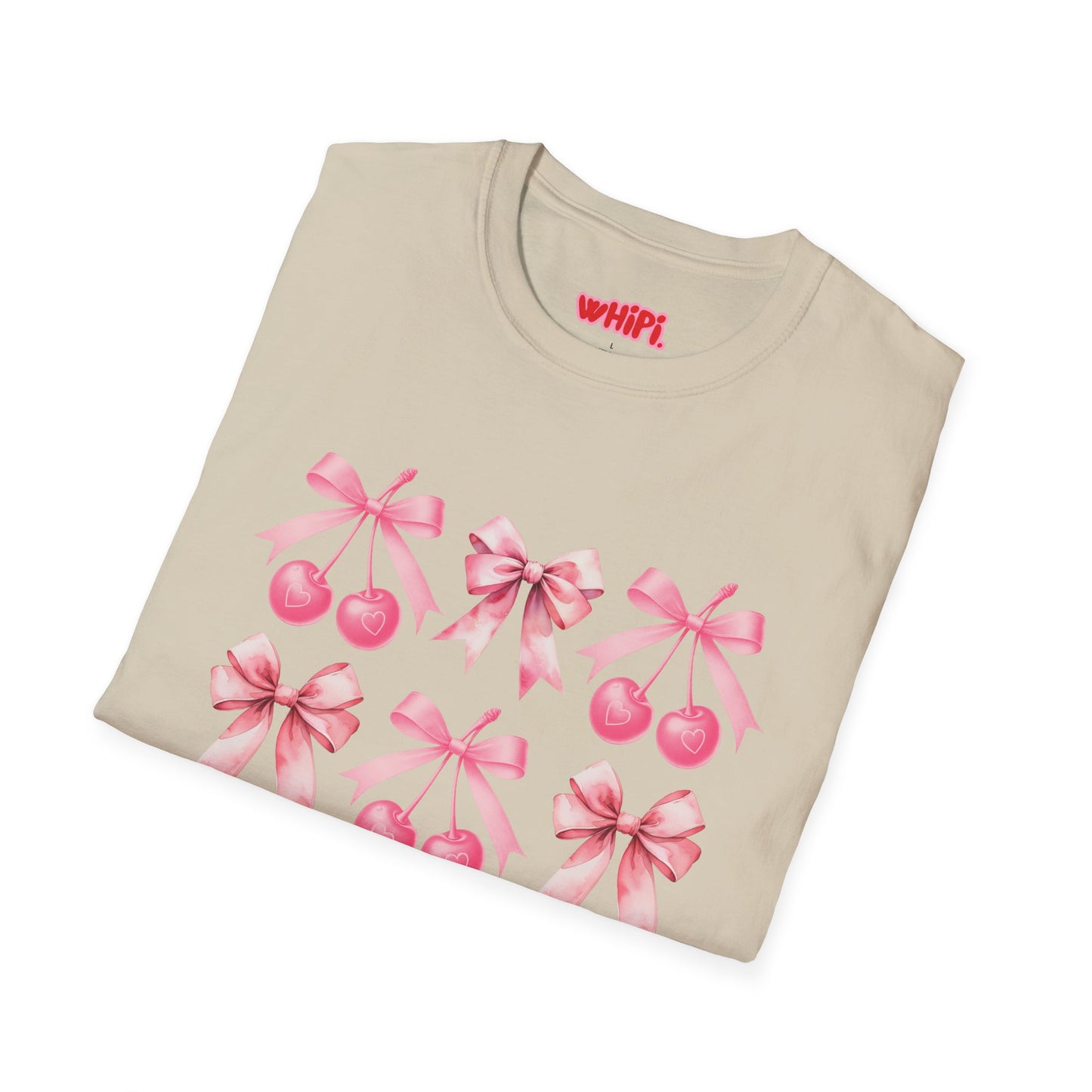 Sweet Cherry Bow Soft T-Shirt (S-5X)