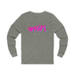 Pink wHiPi. (Back) Long Sleeve Tee