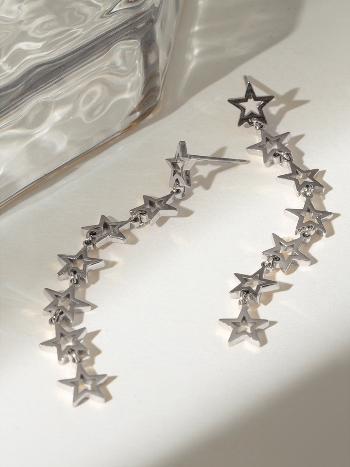 Stainless Steel Star Earrings