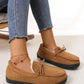 Bow Round Toe Flat Slip-Ons