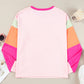 Sequin Nutcracker Color Block Long Sleeve