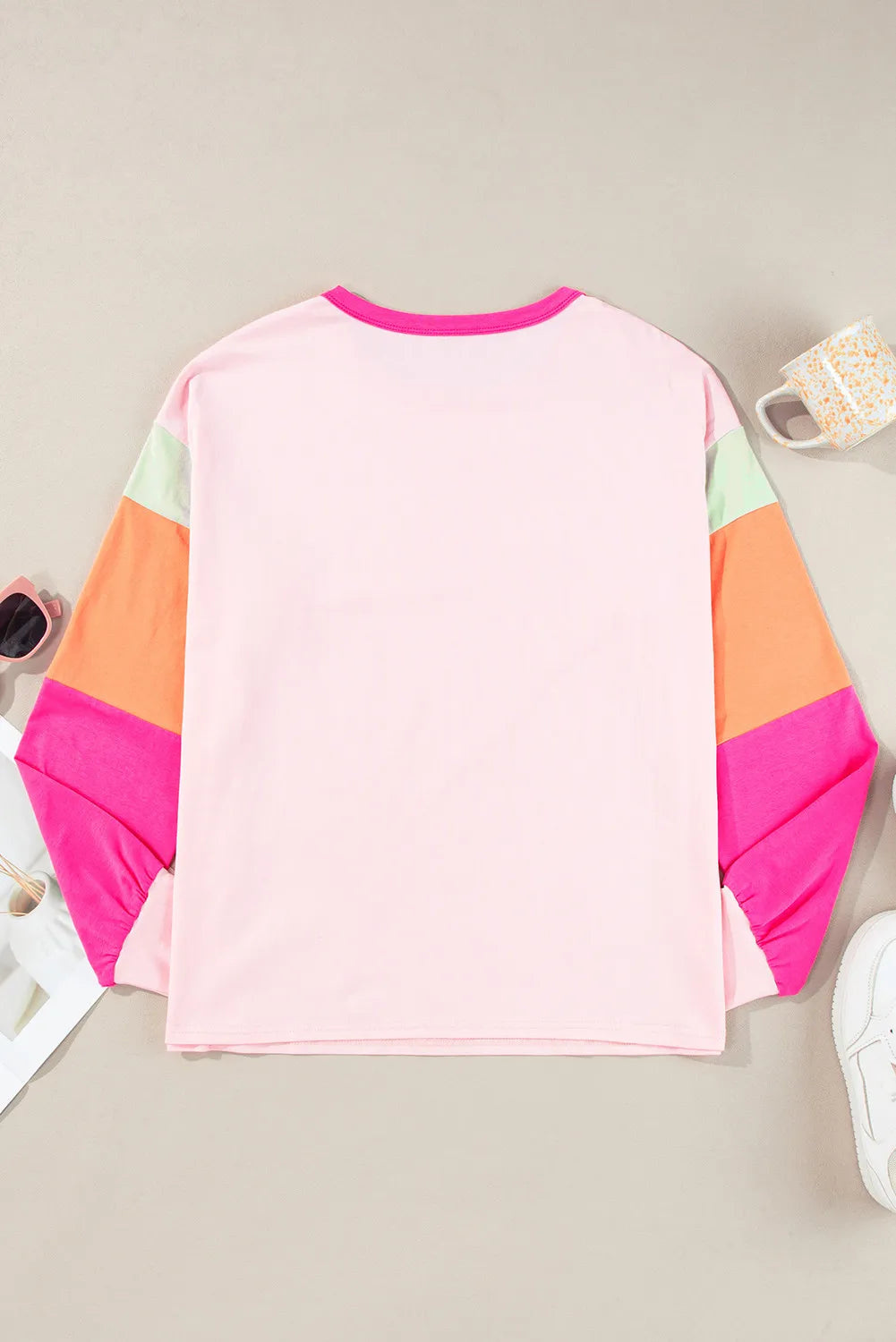 Sequin Nutcracker Color Block Long Sleeve