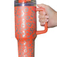 White Leopard Spotted 304 Stainless Double Insulated Cup 40oz