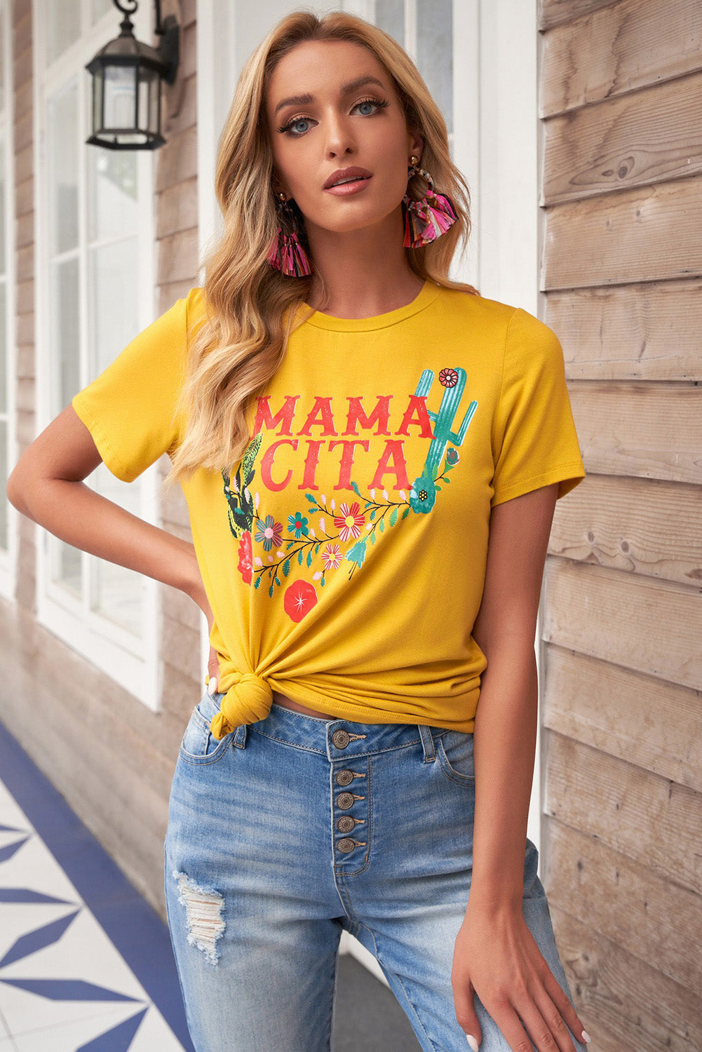 Mamacita with Cactus Tee