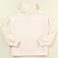 Drawstring Turtleneck Long Sleeve Sweatshirt