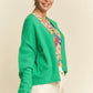 Davi & Dani Open Front Drop Shoulder Cardigan